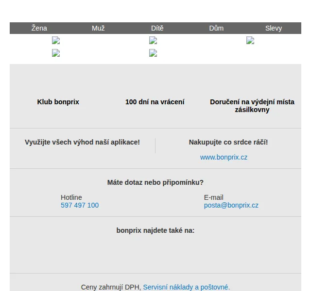 Bonprix: Modrobílé potisky – červenec 2026 | Nuslet.cz