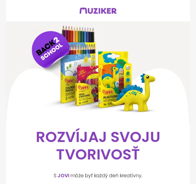 Muziker: Kreativní potřeby JOVI – červenec 2026 | Nuslet.cz