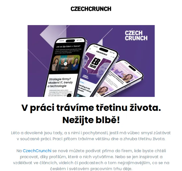 CzechCrunch: JobStories – novinky z pracovního trhu – červenec 2026 | Nuslet.cz