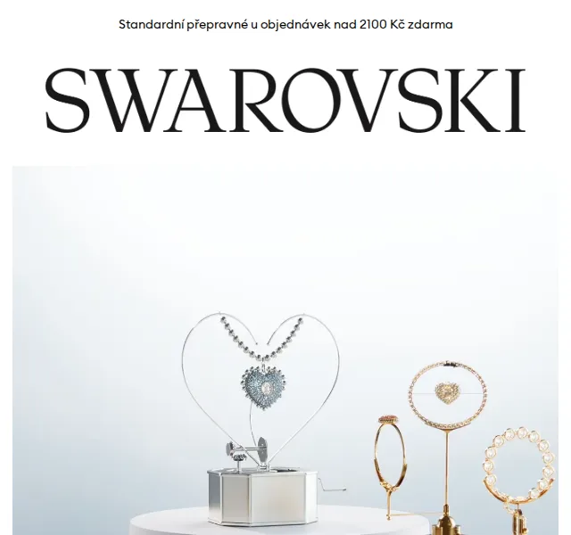Swarovski: přívěsek Hyperbola ke Dni sv. Valentýna – červenec 2026 | Nuslet.cz