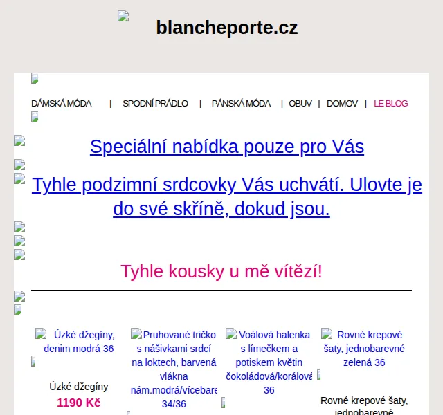 Blancheporte: Podzimní srdcovky – červenec 2026 | Nuslet.cz