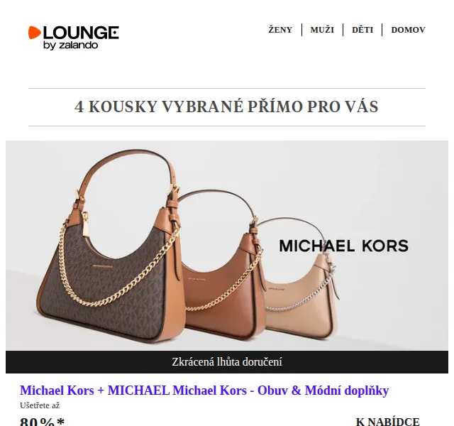 Lounge by Zalando: sleva až 80 % na Michael Kors, POC a SIKSILK – červen 2026 | Nuslet.cz