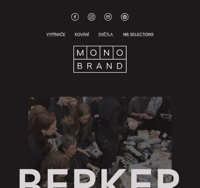 Monobrand: Pozvánka na BERKER workshop – červenec 2026 | Nuslet.cz