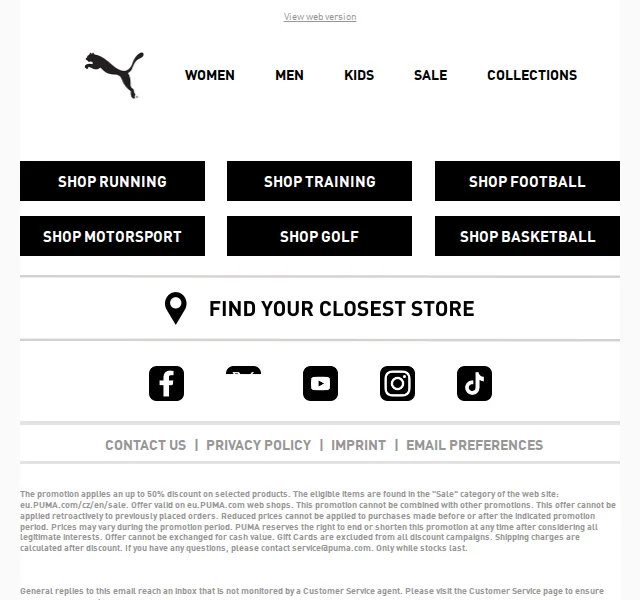 PUMA: Mid-Season Sale až 50% sleva – červenec 2026 | Nuslet.cz