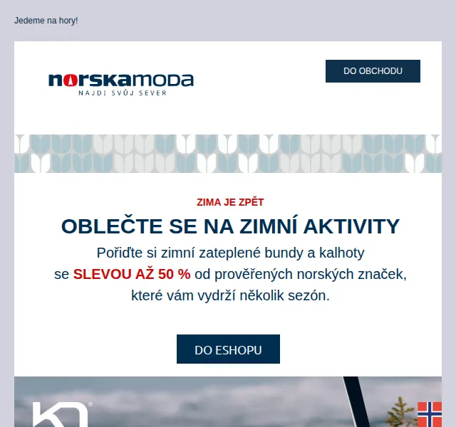 Norskamoda.cz: Oblečení na hory se slevou až 50 % – červen 2026 | Nuslet.cz
