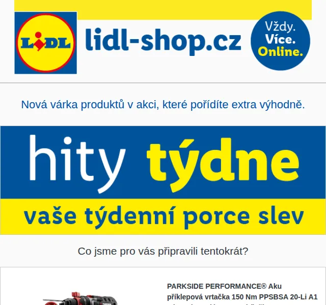 Lidl: Slevy až 56 % – července 2026 | Nuslet.cz