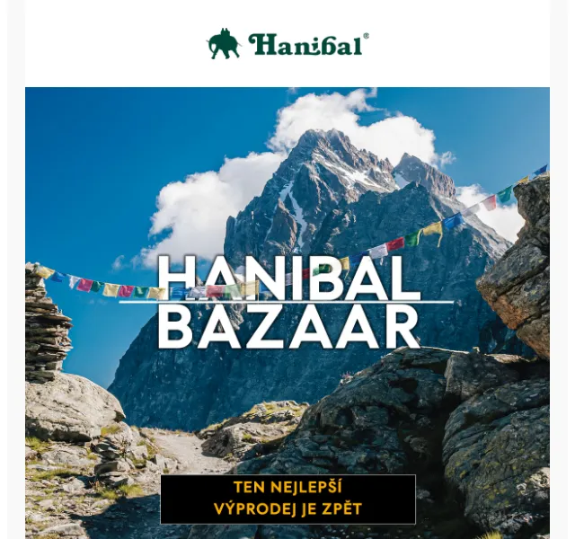 Hanibal: BAZAAR výprodej – sleva 10 % navíc | červen 2026 | Nuslet.cz