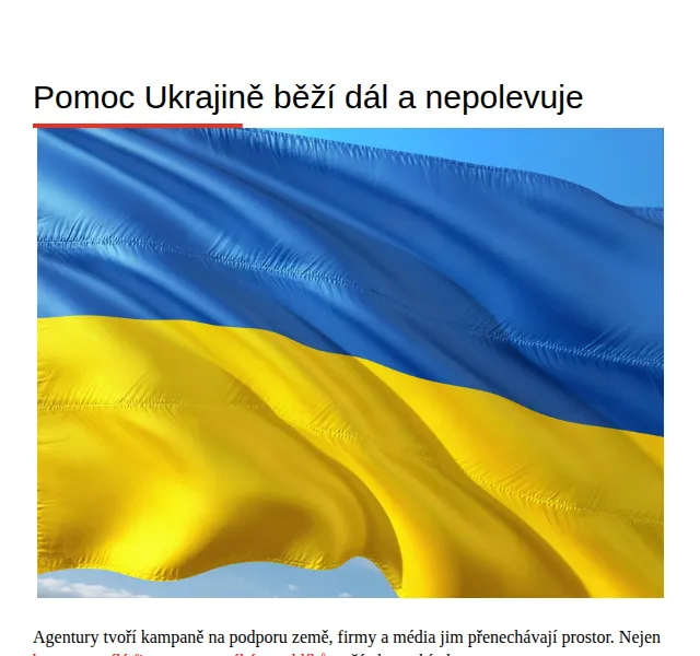 Marketing & Media: Pomoc Ukrajině, nový šéf Danone – červen 2026 | Nuslet.cz