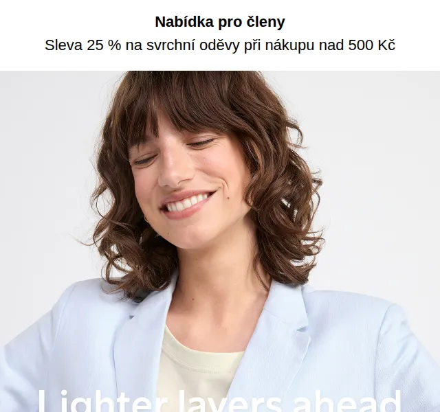 Lindex: Sleva 25 % na svrchní oděvy – červenec 2026 | Nuslet.cz