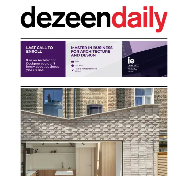 Dezeen Daily: novinky z architektury a designu – červenec 2026 | Nuslet.cz