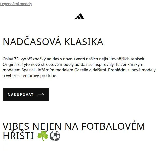 Adidas: Kultovní tenisky Originals – červenec 2026 | Nuslet.cz