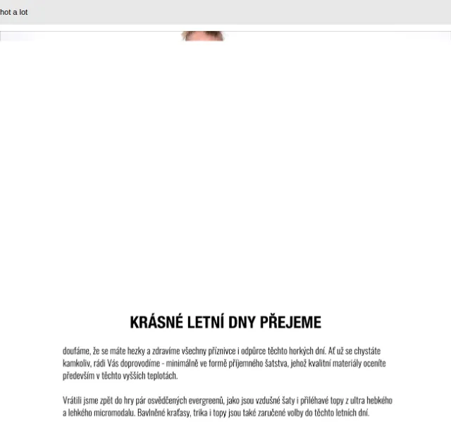 Wolfgangstore: Letní evergreeny v mikromodalu – červenec 2026 | Nuslet.cz