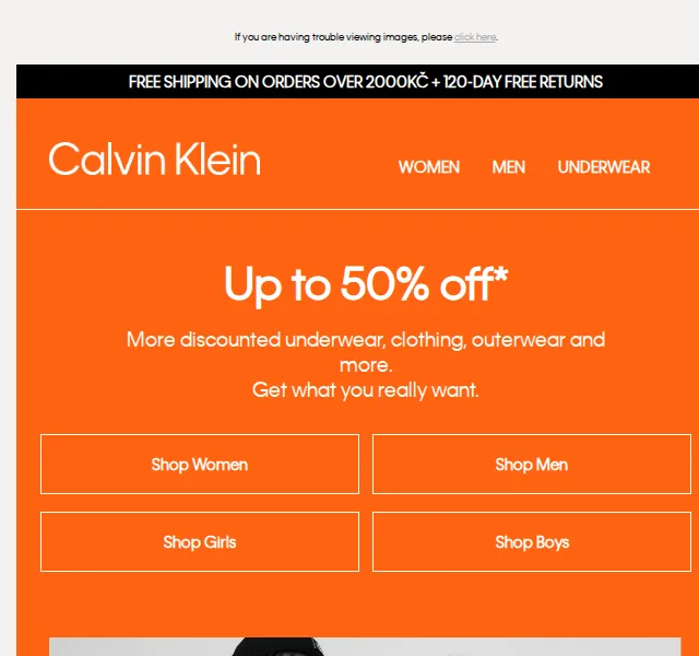 Calvin Klein: End of Season Sale – až 50% sleva – červen 2026 | Nuslet.cz