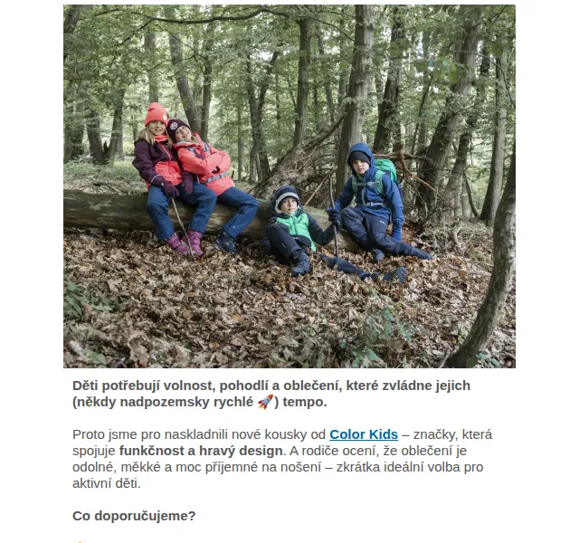 Namcheshop: Color Kids – funkční oblečení pro děti – červenec 2026 | Nuslet.cz