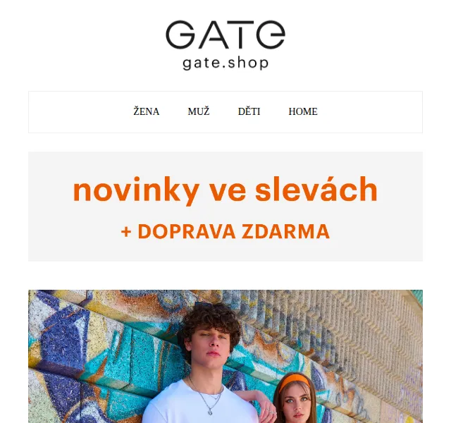 gate.shop: Móda pro celou rodinu – červenec 2026 | Nuslet.cz