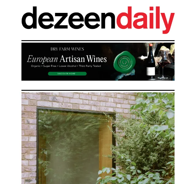 Dezeen Daily: Architektonické novinky a design – červen 2026 | Nuslet.cz