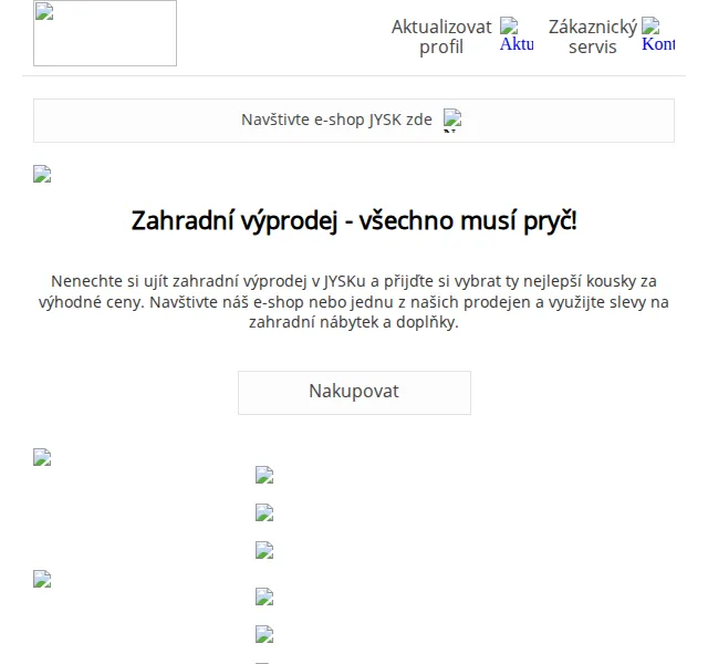 JYSK: Zahradní výprodej – vše musí pryč – červenec 2026 | Nuslet.cz