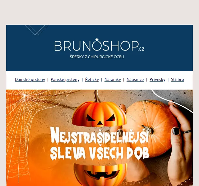 BRUNOshop.cz: Sleva 15 % na všechny šperky – Halloween hádanky | Nuslet.cz