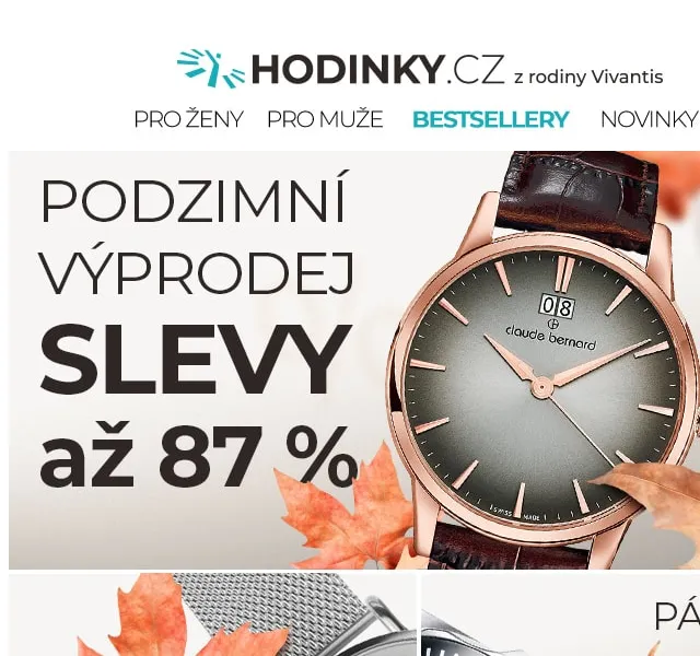 Hodinky.cz: Slevy až 87 % – výprodej – červen 2026 | Nuslet.cz
