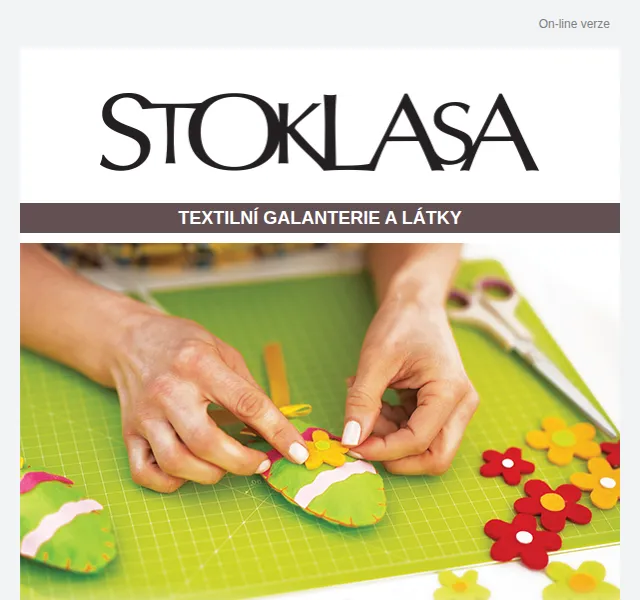 Stoklasa: Sleva až 30 % na jarní tvoření – červen 2026 | Nuslet.cz
