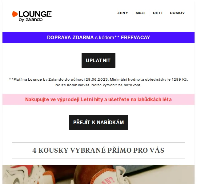 Lounge by Zalando: slevy až 75 % na letní módu – GANT, U.S. Polo Assn. – červenec 2026 | Nuslet.cz