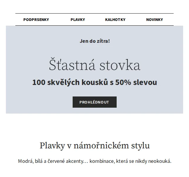 Astratex: 100 plavek s 50% slevou – červen 2026 | Nuslet.cz
