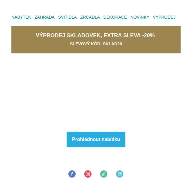 Estilofina-nabytek.cz: Výprodej Skladovek s Extra 20% Slevou – červen 2026 | Nuslet.cz
