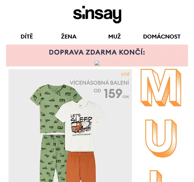 Sinsay: Multibalení oblečení – červen 2026 | Nuslet.cz