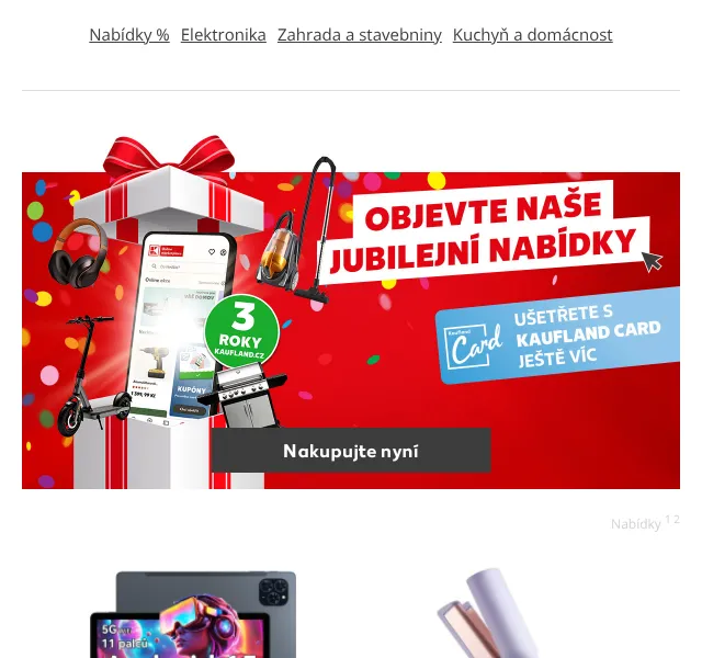 Kaufland: Elektronika, zahrada, kuchyň – duben 2026 | Nuslet