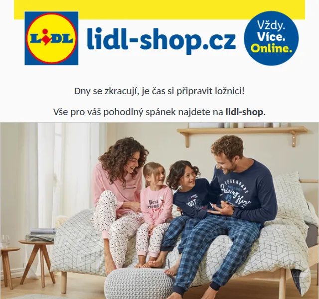 Lidl: Flanelová prostěradla a pyžama se slevou až 40 % – červen 2026 | Nuslet.cz