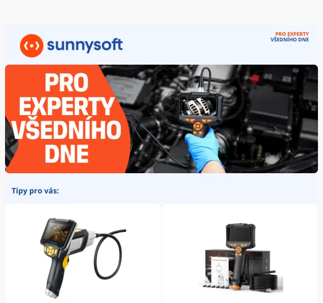Sunnysoft.cz: Endoskopy a gimbal – červen 2026 | Nuslet.cz