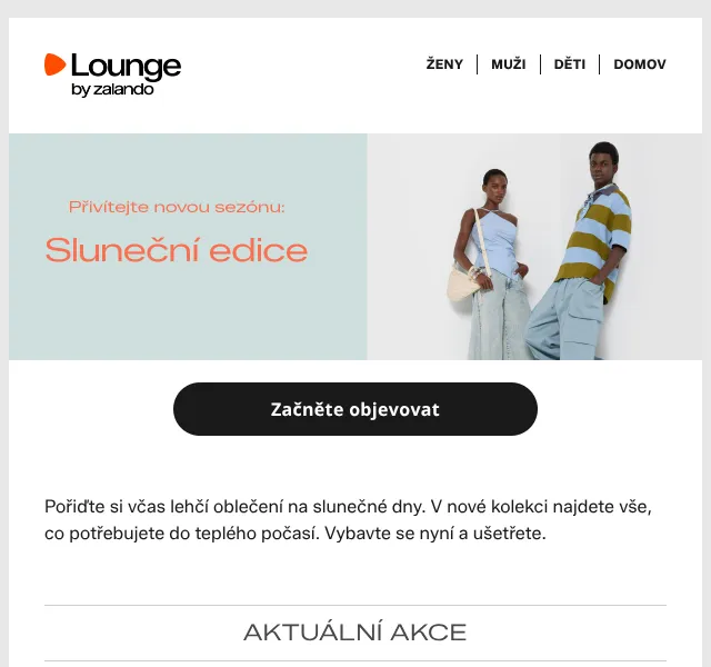 Lounge by Zalando: Letní kolekce až -85 % – květen 2026
