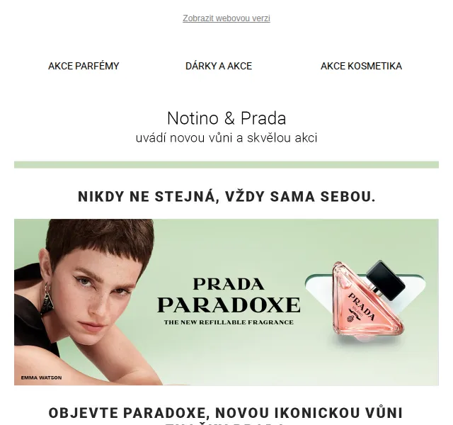 Notino: Paradoxe by PRADA – červen 2026 | Nuslet.cz
