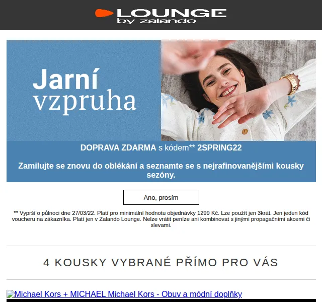 Lounge by Zalando: Michael Kors a Pepe Jeans až -74 % – červenec 2026 | Nuslet.cz