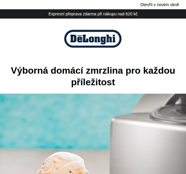 De'Longhi: Domácí zmrzlina s Il Gelataio – červen 2026 | Nuslet.cz