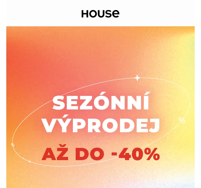 HOUSE: Vybrané produkty až -40 % – červen 2026 | Nuslet.cz
