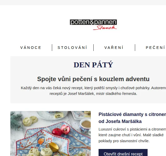 Potten & Pannen: Pistáciové diamanty od Maršálka – červenec 2026 | Nuslet.cz