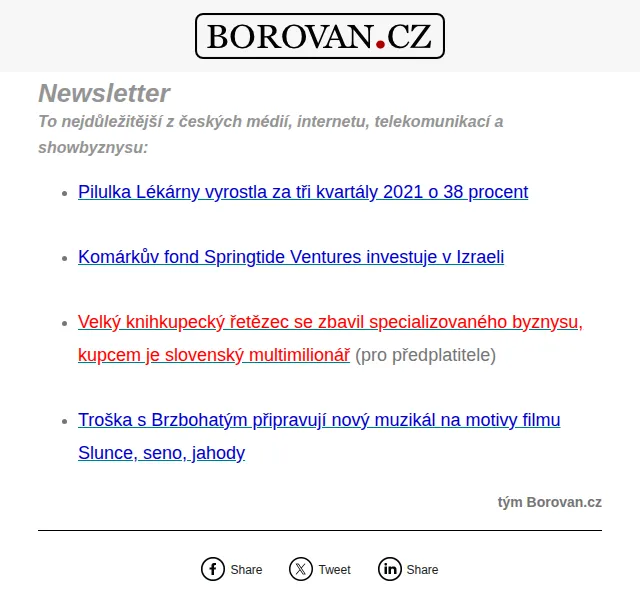 Aleš Borovan: Pilulka Lékárny růst – červen 2026 | Nuslet.cz