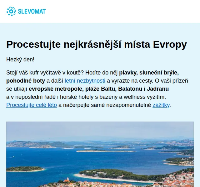 Slevomat: Dovolená v Itálii od 4 290 Kč – léto 2026 | Nuslet.cz