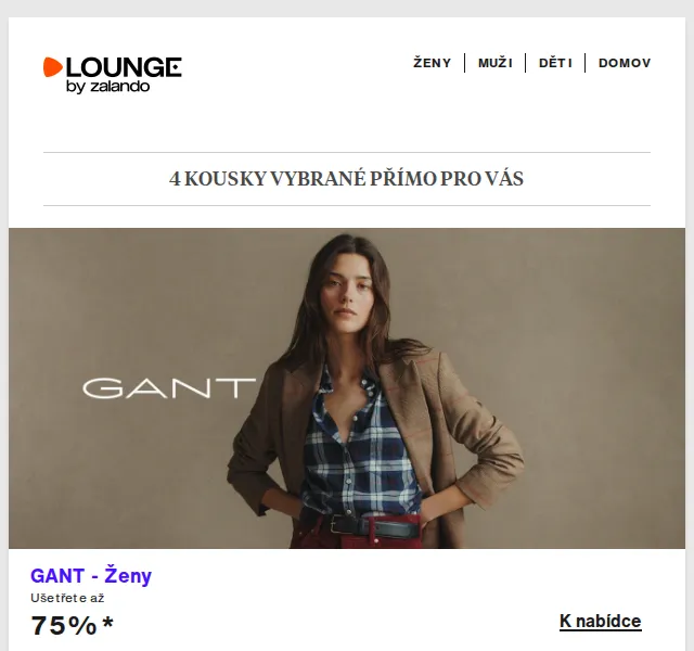 Lounge by Zalando: GANT, Camper, Weekday – slevy až 75 % – červenec 2026 | Nuslet.cz