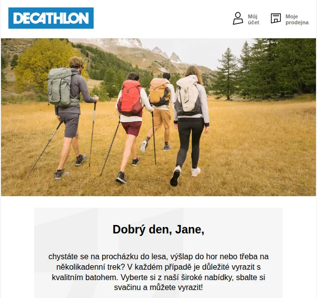 DECATHLON: turistické batohy a doplňky – červenec 2026 | Nuslet.cz