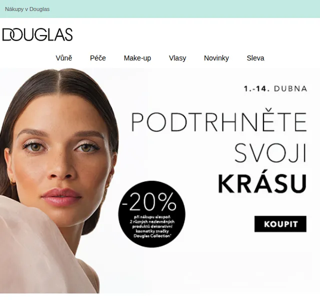 Douglas: Douglas Collection 20% sleva – červenec 2026 | Nuslet.cz