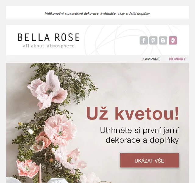 Bella Rose: Jarní dekorace, velikonoce a zahrada – červen 2026 | Nuslet.cz