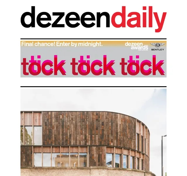 Dezeen Daily: Architektura a design – červenec 2026 | Nuslet.cz