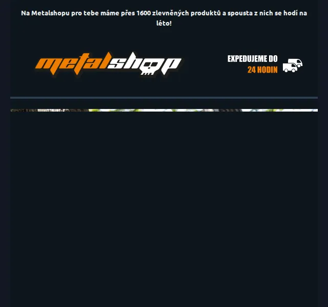 METALSHOP: Letní slevy až 70 % na trička, boty a doplňky – červenec 2026 | Nuslet.cz