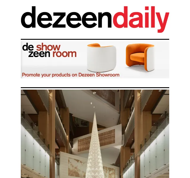 Dezeen Daily: Vánoční přehled 2022 – prosinec 2026 | Nuslet.cz