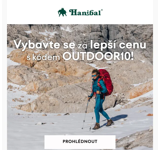 Hanibal: Sleva 10 % na outdoorové vybavení Garmont, Osprey – červenec 2026 | Nuslet.cz