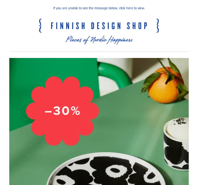 Finnish Design Shop: 30% sleva na Marimekko Unikko set – červen 2026 | Nuslet.cz