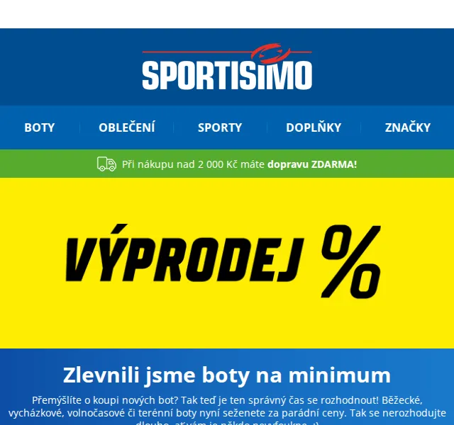 Sportisimo.cz: Boty ve výprodeji – červen 2026 | Nuslet.cz