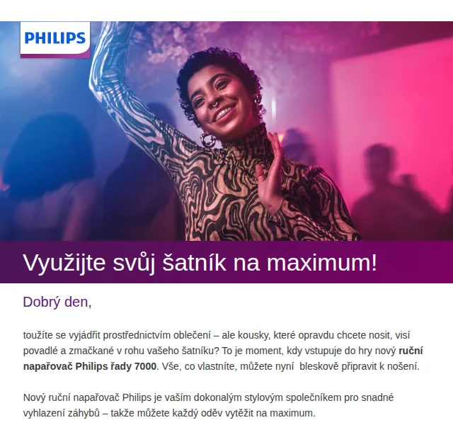 Philips: ruční napařovač řady 7000 – červen 2026 | Nuslet.cz